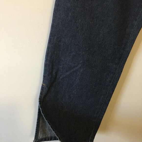 GAP Navy Blue Side-Slit 100% Cotton Capris - Picture 5 of 15